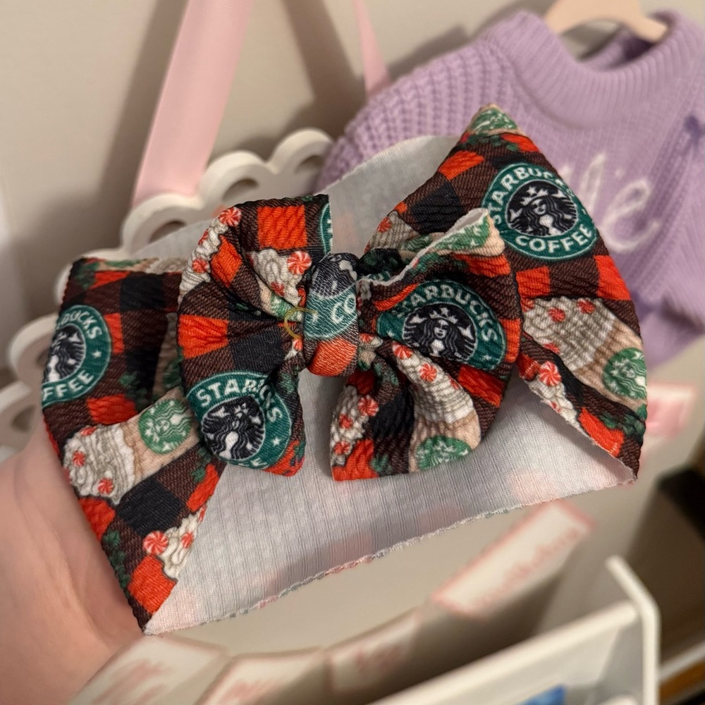 Handmade Starbucks headwrap